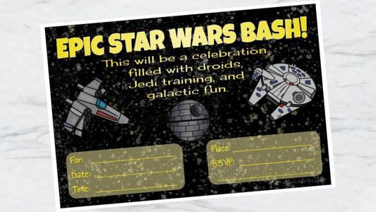 Star Wars Epic Bash Invitation