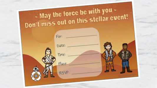 Star Wars Stellar Event Invitation